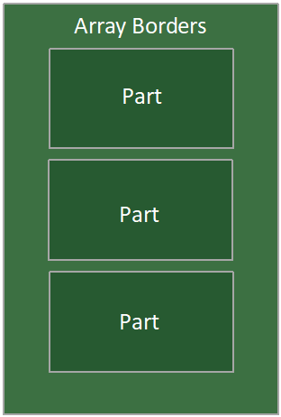 1 x 3 PCB Array