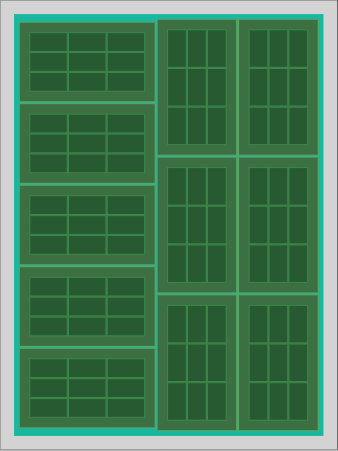 PCB Array Layout Result 2